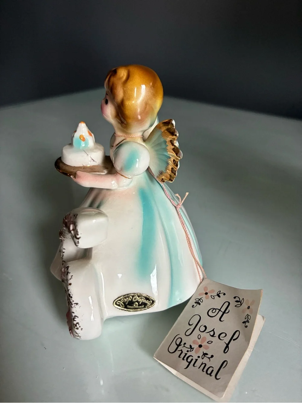 Josef Originals Birthday Girl Fairy Angel Figurine Number 6